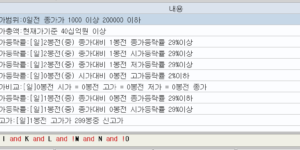쩜상 백테스팅 조건식